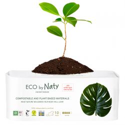 Tamponi per incontinenza, 100% compostabili, Extra - 10 pz. - Naty