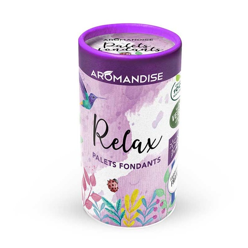Palets fondants aux huiles essentielles, Relax - 6 palets (4 utilisations par palets) - Aromandise