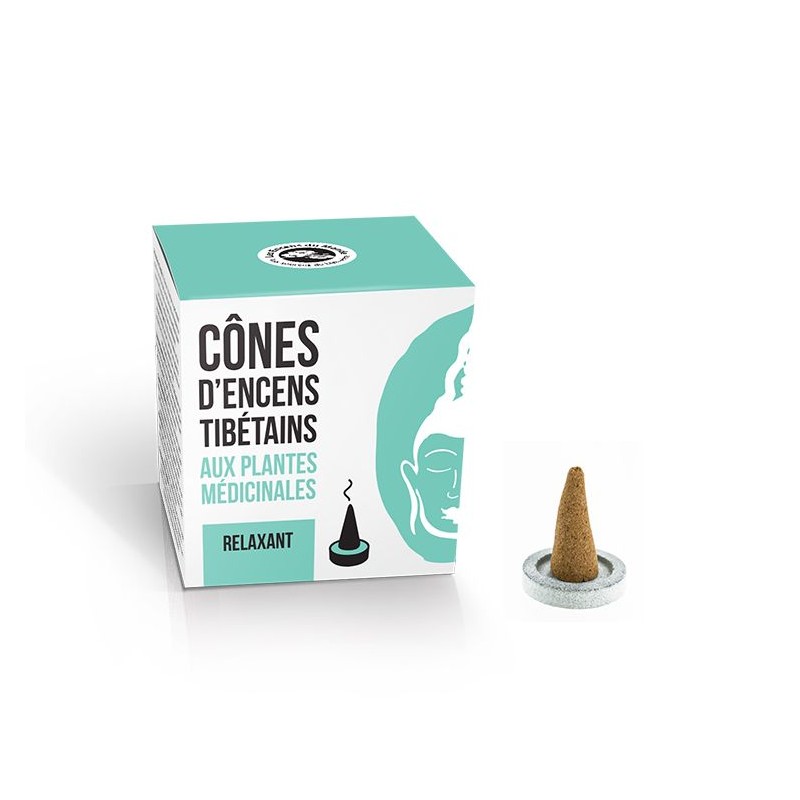 Cônes d'encens Tibétains, Relaxant - Les encens du monde (Aromandise)