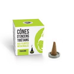 Tibetische Räucherkegel, Balance - Les encens du monde (Aromandise)