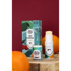 Bio-Parfüm fest in Stiftform, 100% natürlich, N°1  Frucht der Liebe - 4,5g - Oléanat