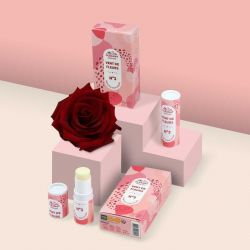 Profumo solido biologico in stick, 100% naturale, N°3 Venti di fiori - 4,5g - Oléanat