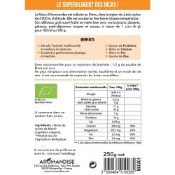 Farina di Maca biologica, il super alimento degli Inca! - 250g - Aromandise