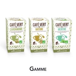 Bio-Sachets Grüner Kaffee, natürlich - 18 Sachets, 54g - Aromandise