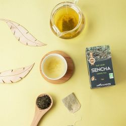 UJI Sencha Green Tea Teabags - 18 bustine - Aromandise