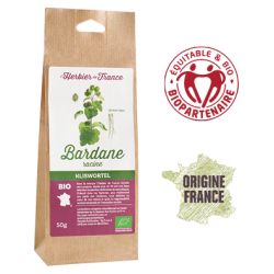 Racines de Bardane BIO de France - 50g - L'Herbier de France