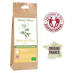 Fleurs de Reine des prés BIO de France - 25g - L'Herbier de France