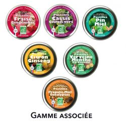 Pastilles artisanales du Languedoc, au Citron et Ginseng - 45g - Aromandise