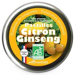 Traditionelle Pastillen aus dem Languedoc, mit Zitrone und Ginseng - 45g - Aromandise