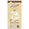 Cioccolato fondente con caffè, Espresso 72% cacao -Bio & Fairtrade - 80gr - Maestrani