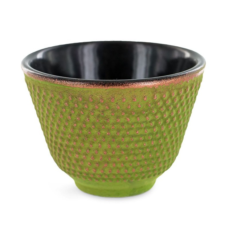 Ciotola in ghisa ZEN, verde, per incenso - Les Encens du monde