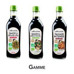 Shoyu, Grand cru (Sauce soja de fabrication premium) - 0,48L - Aromandise