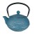 Théière en fonte, ASAGAO bleue, avec filtre inox - 0,8 litre - Aromandise