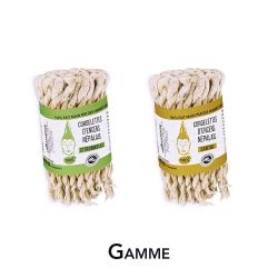 Handgerollte nepalesische Schnüre, Sandelholz - 40 Schnüre - Les encens du monde