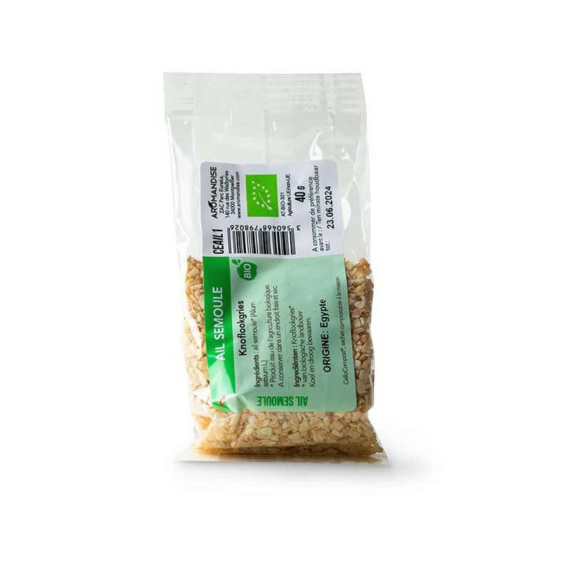 Bio-Grießknoblauch - Cellocompost Zero Waste - 40gr - Aromandise