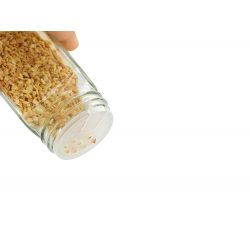 Gewürzflasche aus Glas und Aluminium mit Pulverspender - 120ml - Aromandise