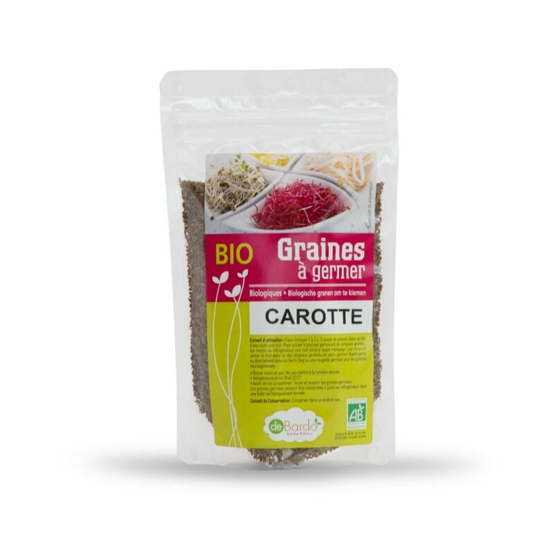 Germogli di carota bio - 200g - De Bardo