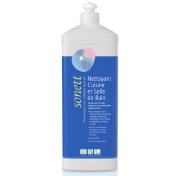 Detergente ecologico per bagno e cucina con acido citrico - 1 litro, ricarica - Sonett