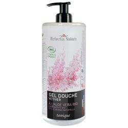 Gel doccia biologico con Aloe Vera, Vetiver tonico - 1000ml - Helvetia Natura