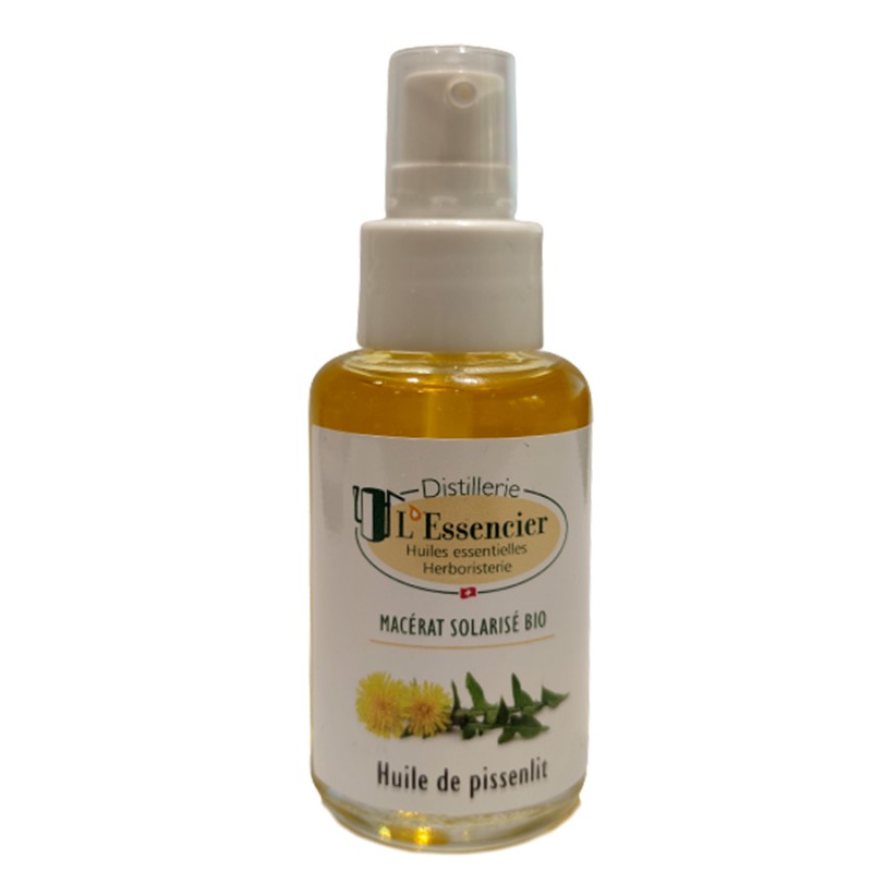 Macerato solarizzato  di olio di dente di leone - 50ml - L'essencier