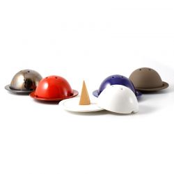 Estèra-Lampe zum Verbrennen von Kade-Holz, Weiß   - Ambiance Cade