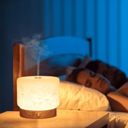 Ultraschalldiffusor für ätherische Öle und Schlafhilfe, LISALIA "Carpe Khoi" - Innobiz