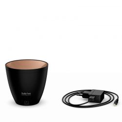 Diffuseur d'huiles essentielles Ultrasonique, Zoe noir - A la lumière ambrée - Stadler Form