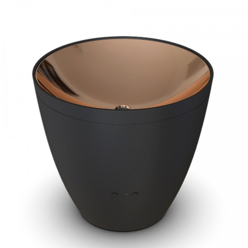 Diffuseur d'huiles essentielles Ultrasonique, Zoe noir - A la lumière ambrée - Stadler Form