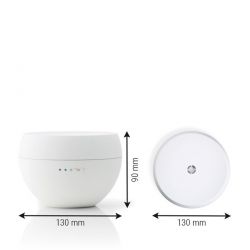 Diffuseur d'huiles essentielles Ultrasonique, JASMINE noir - Sobre et discret - Stadler Form