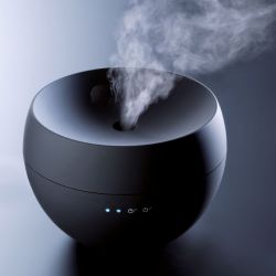 Ultraschall-Diffusor für ätherische Öle, JASMINE schwarz - Nüchtern und diskret - Stadler Form