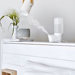 Humidificateur à ultrasons, EMMA Blanc - Stalder Form