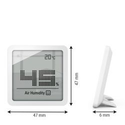 L'hygromètre en format mini, pour surveiller le taux d'humidité - Selina little - Stadler Form