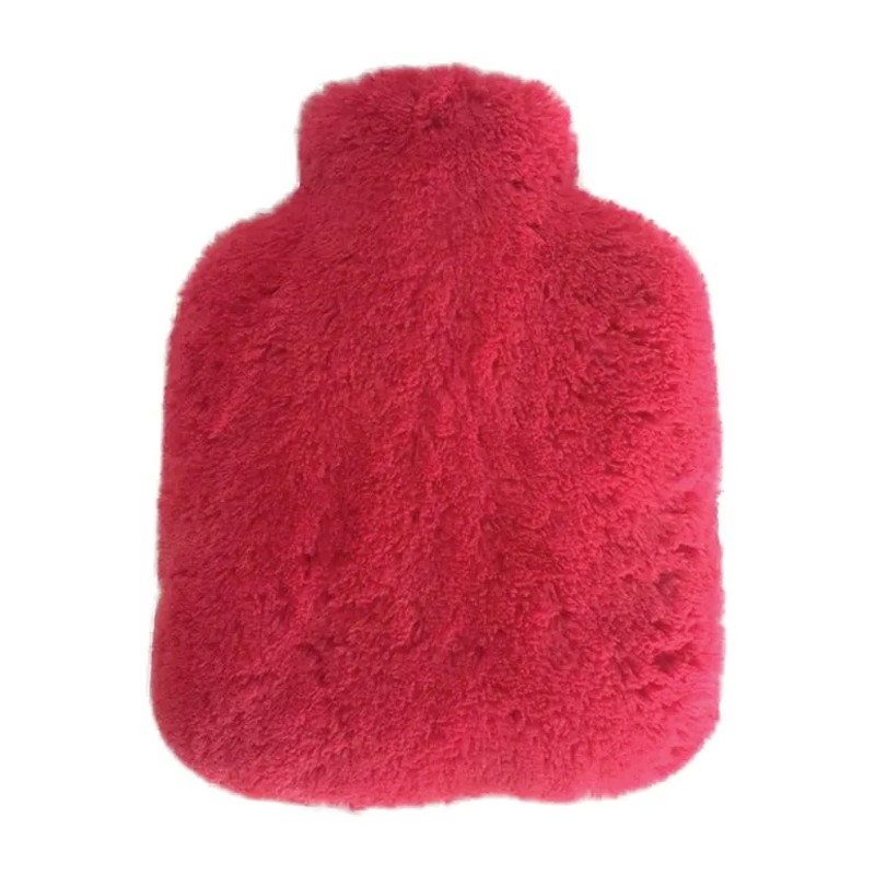 Bouillotte à base de blé et lavande, à chauffer au micro-ondes - Rouge - Pelucho (L'artisan du Bien-être)