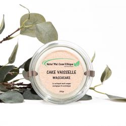 Cake vaisselle Suisse - Pot en verre de 200g - Natur'Mel Cosm'Ethique