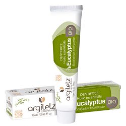Dentifrice Bio à l'argile et à l'Eucalyptus - 75ml - Argiletz