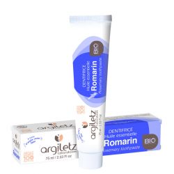 Dentifrice Bio, 100% naturel à l'argile et à Romarin - 75ml - Argiletz