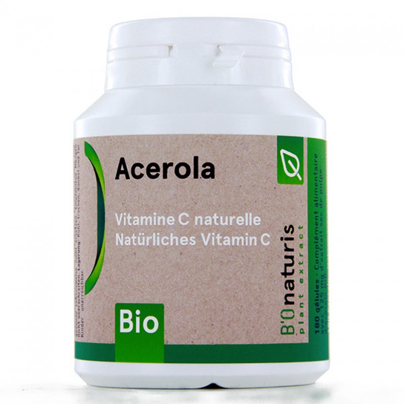 Acerola 250mg, sistema immunitario - 120 capsule - BIOnaturis