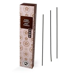 Encens précieux KARIN du Japon, Rubis "sans fumée" (porte encens inclus) - 40x 30min. - Les Encens du monde