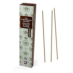 Encens précieux KARIN du Japon, Vol d'hirondelles (porte encens inclus) - 40x 30min. - Les Encens du monde