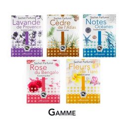 Sachet parfumé, 100% naturel et Fairtrade, MOD - 15g - Les encens du monde