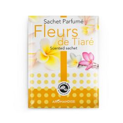 Duftsäckchen, 100% natürlich und Fair Trade, Tiaré-Blüte - 15g - Les encens du monde