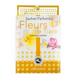 Duftsäckchen, 100% natürlich und Fair Trade, Tiaré-Blüte - 15g - Les encens du monde