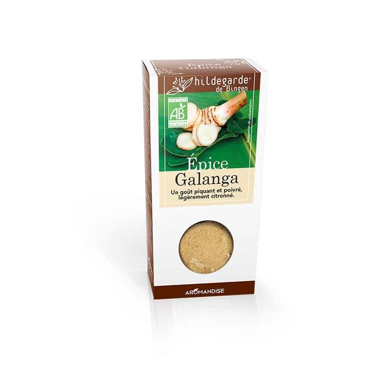 Polvere di Galanga biologica - Pungente, pepata e leggermente limonosa - 35g - Hildegarde de Bingen