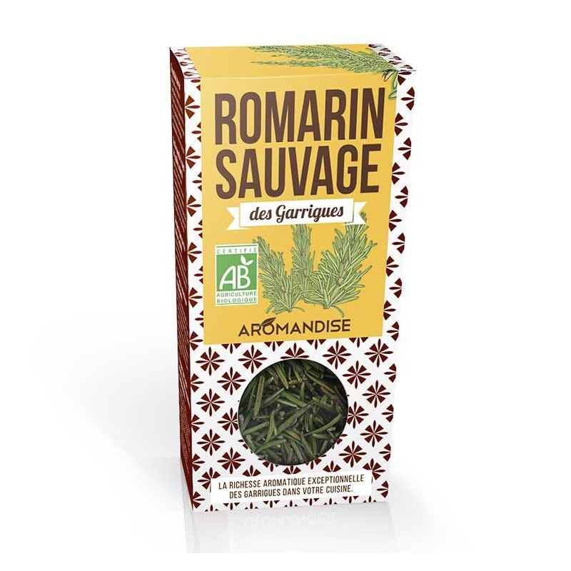 Rosmarino selvatico biologico delle Garrigues - 30g - Aromandise