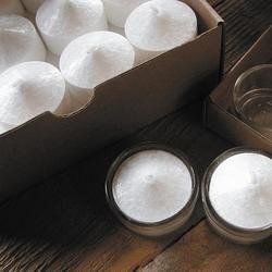 4 support de bougie (chauffe-plats) en verre - Ah! Table