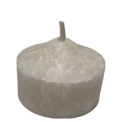 Candela tealight bianca in stearina vegetale - 24 pezzi - Ah! Table