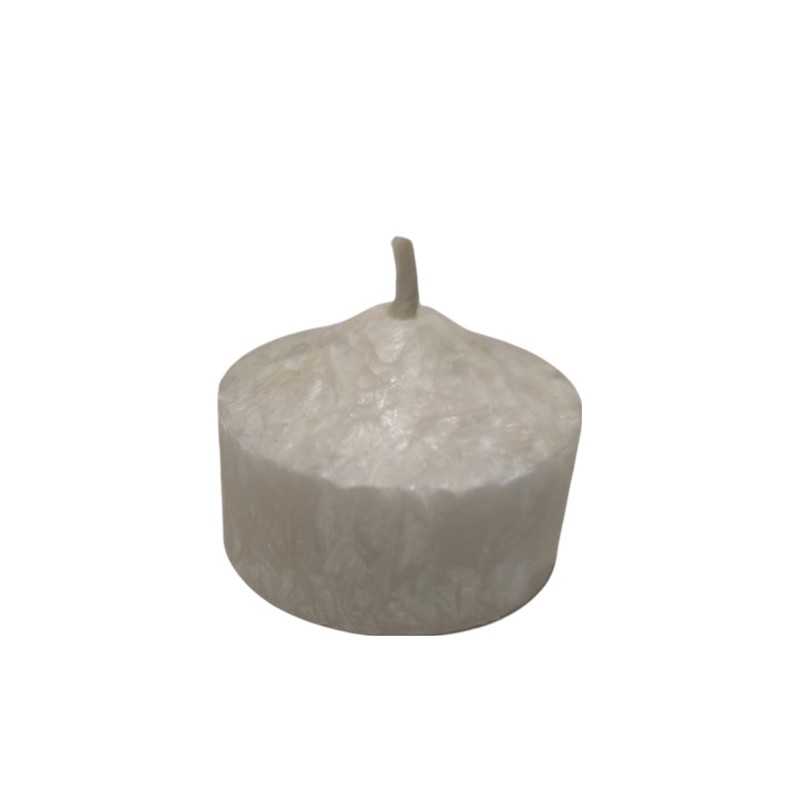 Candela tealight bianca in stearina vegetale - 24 pezzi - Ah! Table