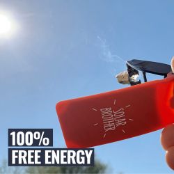 Accendino solare sostenibile ed ecologico,  SUNCASE GEAR - 1pz - Solar Brother