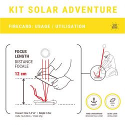 Solar Survival Kit: Feueranzünder/Browser/Unzerbrechlicher Spiegel, ADVENTURE KIT - Solar Brother