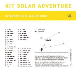 Solar Survival Kit: Feueranzünder/Browser/Unzerbrechlicher Spiegel, ADVENTURE KIT - Solar Brother